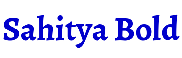 Sahitya Bold लिपि